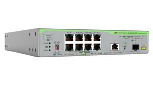 Ethernet Switch, RJ45 Ports 9, 10Gbps, Unmanaged